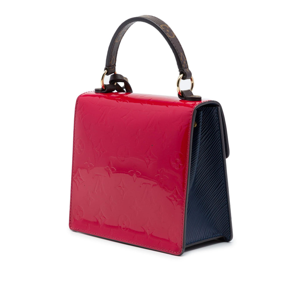 Louis Vuitton Monogram Vernis Spring Street Satchel - Red