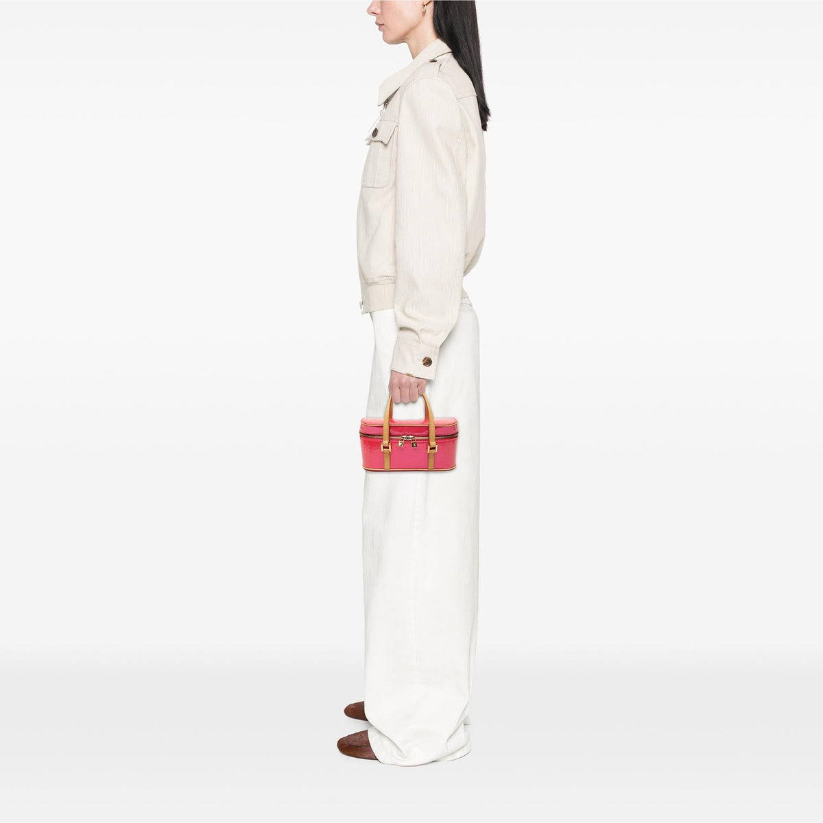 Louis Vuitton Monogram Vernis Sullivan Horizontal PM Shoulder Bag - Pink