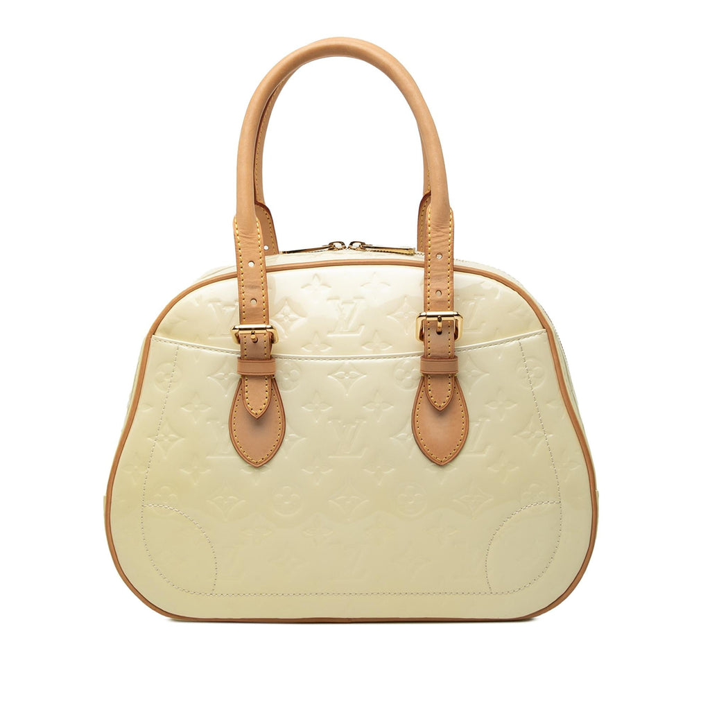 Louis Vuitton Monogram Vernis Summit Drive Satchel - White