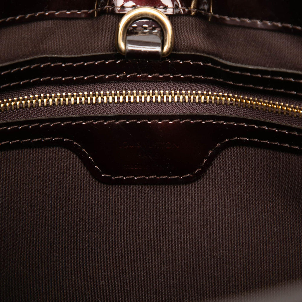 Louis Vuitton Monogram Vernis Wilshire PM Satchel - Purple