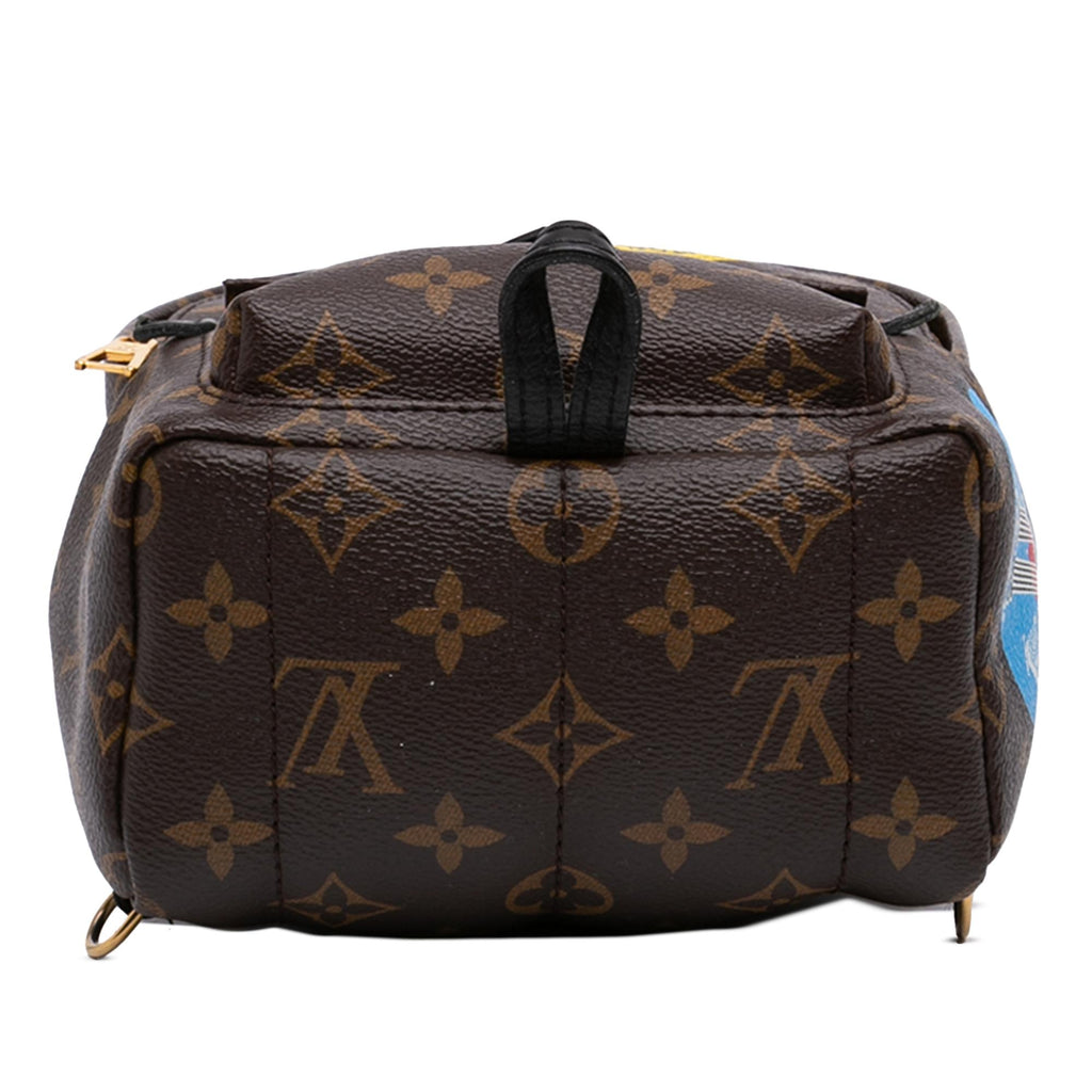 Louis Vuitton Monogram World Tour Mini Palm Springs Backpack - Brown