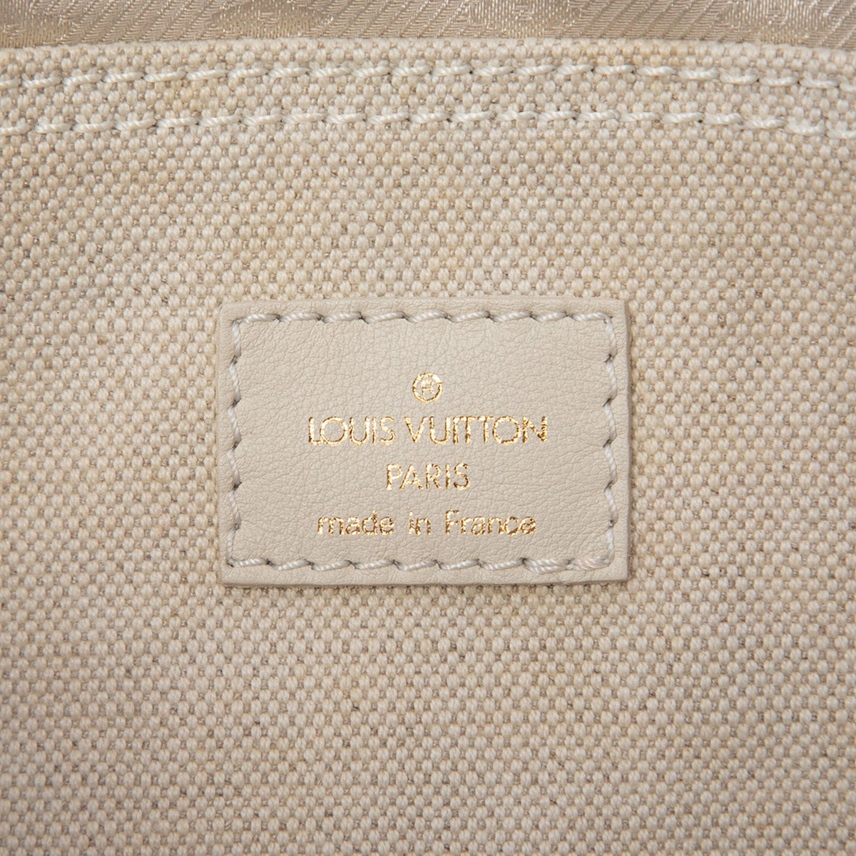 Louis Vuitton Polka Dots Panama Tinkerbell Satchel - White