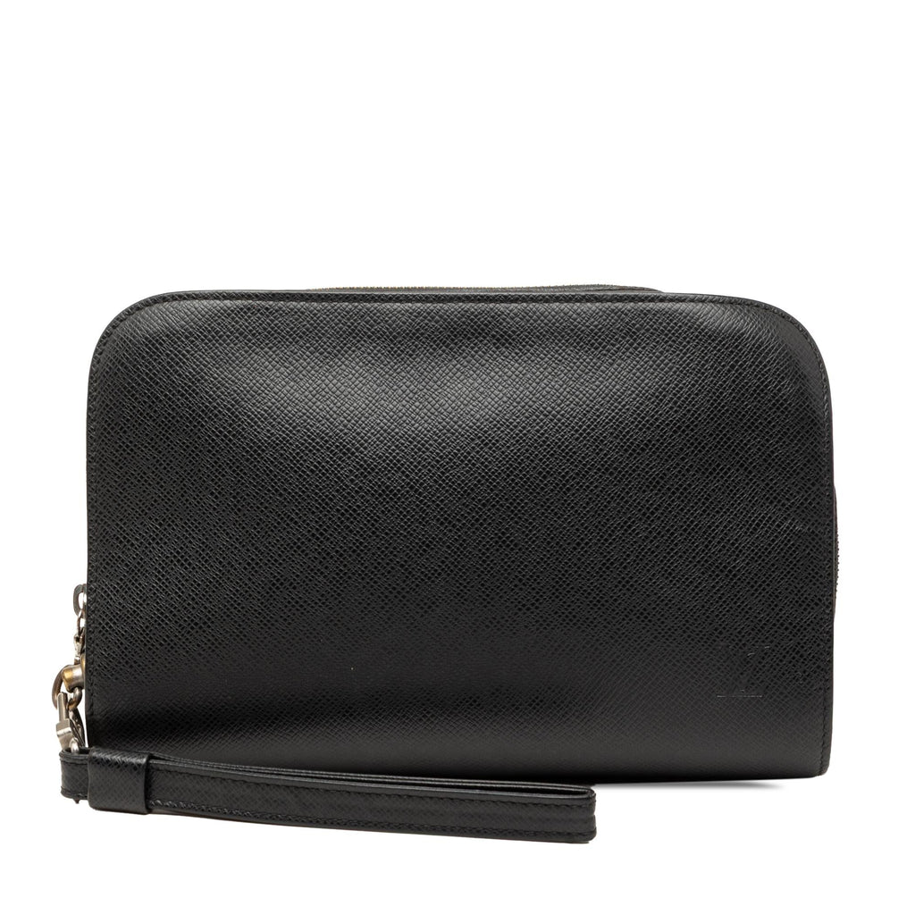 Louis Vuitton Taiga Pochette Baikal - Black