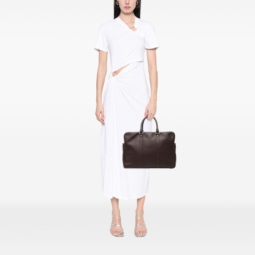 Louis Vuitton Taiga Porte Documents Voyage PM Tote Bag - Brown