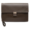 Louis Vuitton Taiga Selenga Clutch - Brown