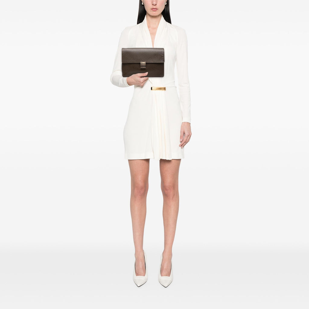 Louis Vuitton Taiga Selenga Clutch - Brown