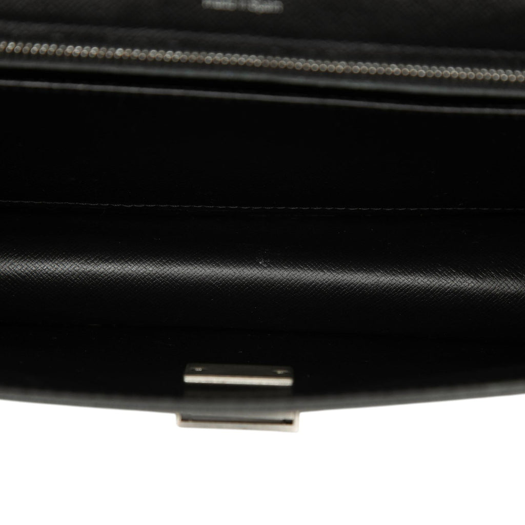 Louis Vuitton Taiga Selenga Clutch - Black