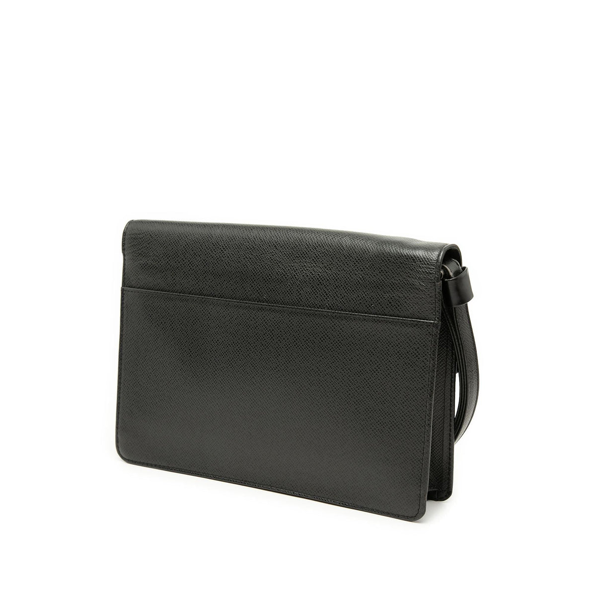 Louis Vuitton Taiga Selenga Clutch - Black