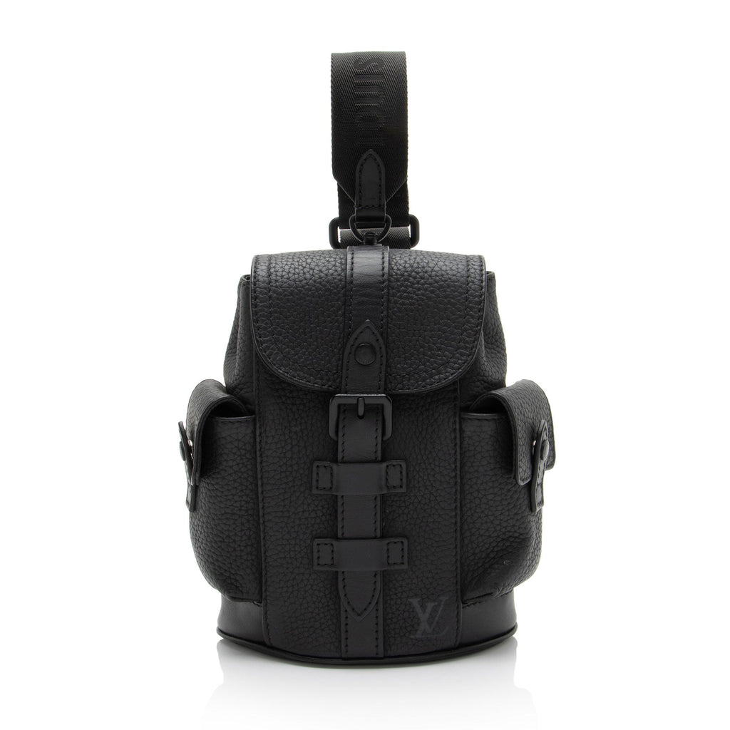 Louis Vuitton Taurillon Christopher XS Backpack - Black