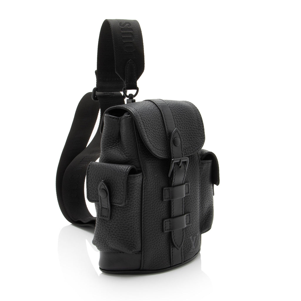 Louis Vuitton Taurillon Christopher XS Backpack - Black