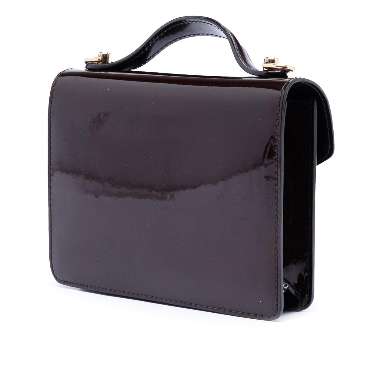 Louis Vuitton Vernis Monceau BB Satchel - Purple