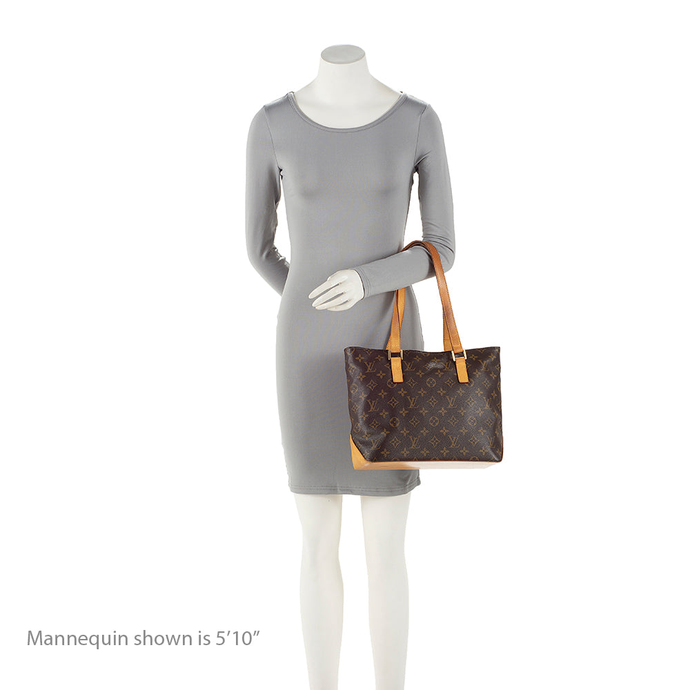 Louis Vuitton Vintage Monogram Canvas Cabas Piano Tote Bag - Brown