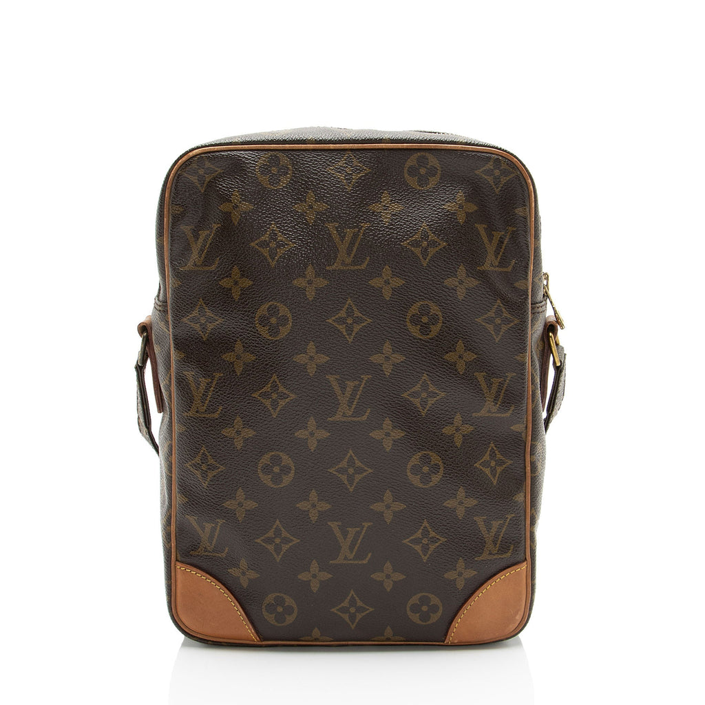 Louis Vuitton Vintage Monogram Canvas Danube MM Shoulder Bag - Brown