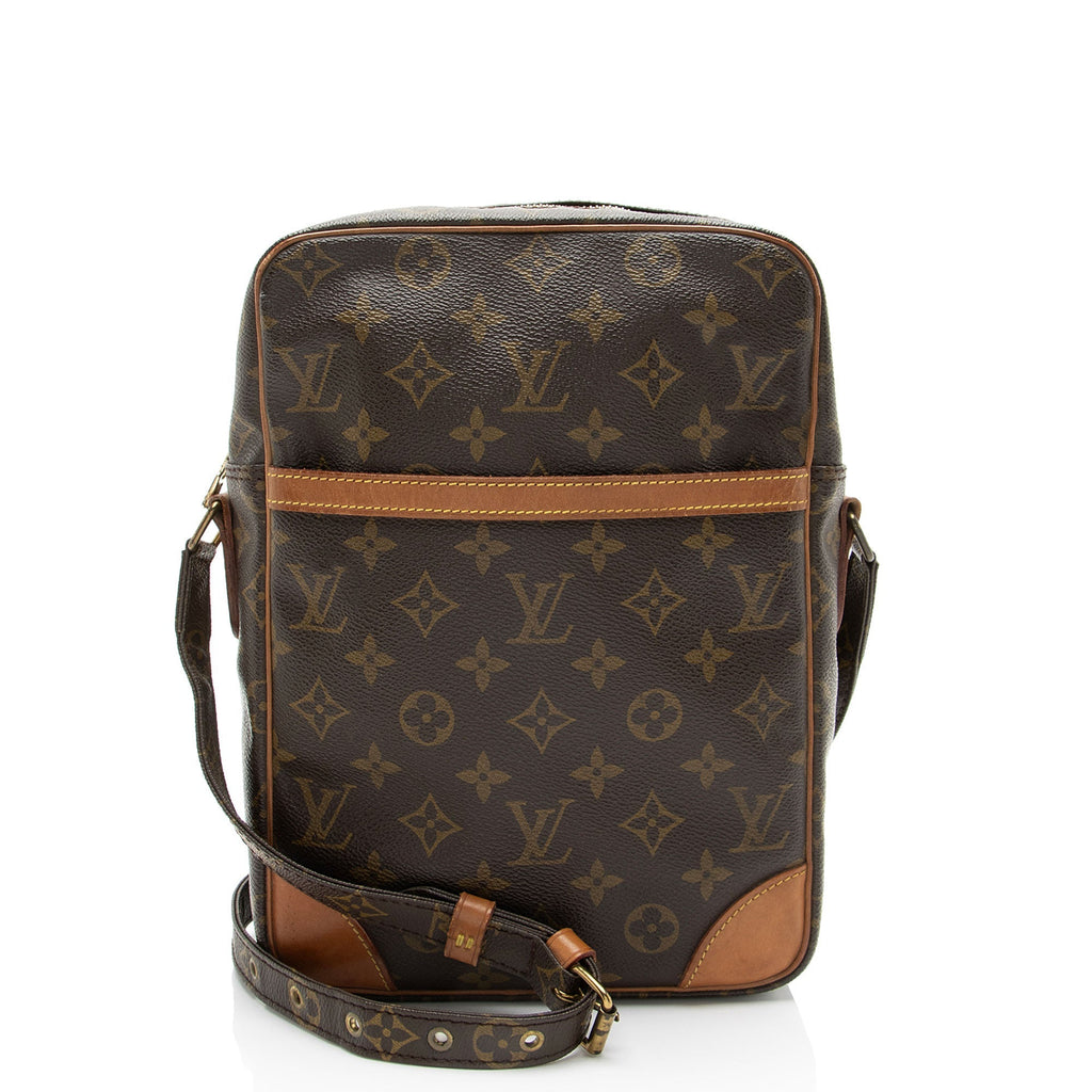 Louis Vuitton Vintage Monogram Canvas Danube MM Shoulder Bag - Brown