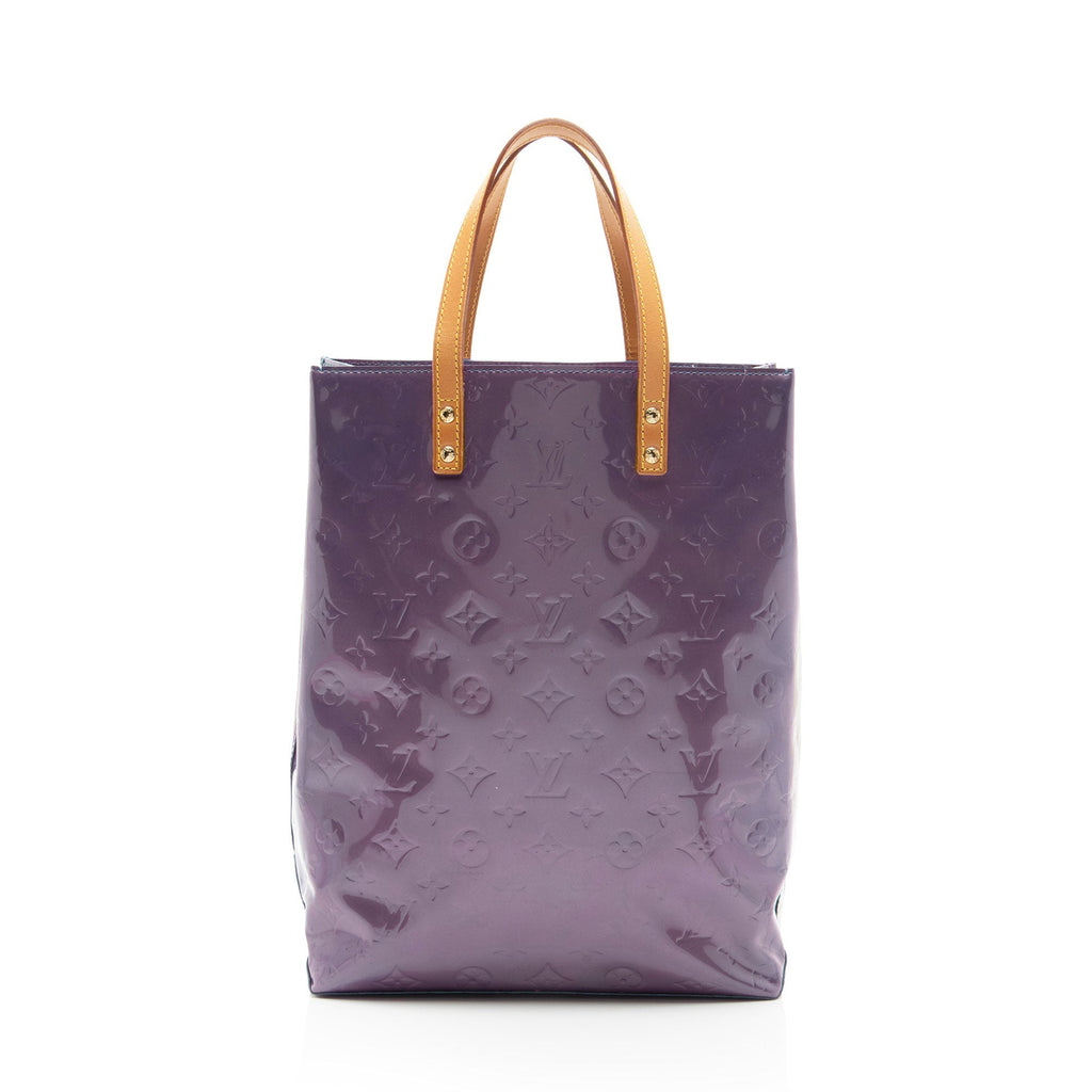 Louis Vuitton Vintage Monogram Vernis Reade MM Tote Bag - Purple