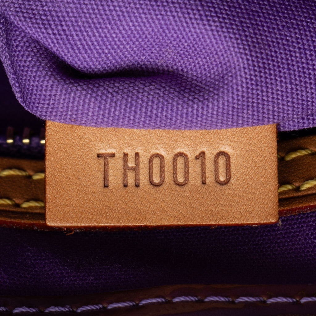 Louis Vuitton Vintage Monogram Vernis Reade MM Tote Bag - Purple