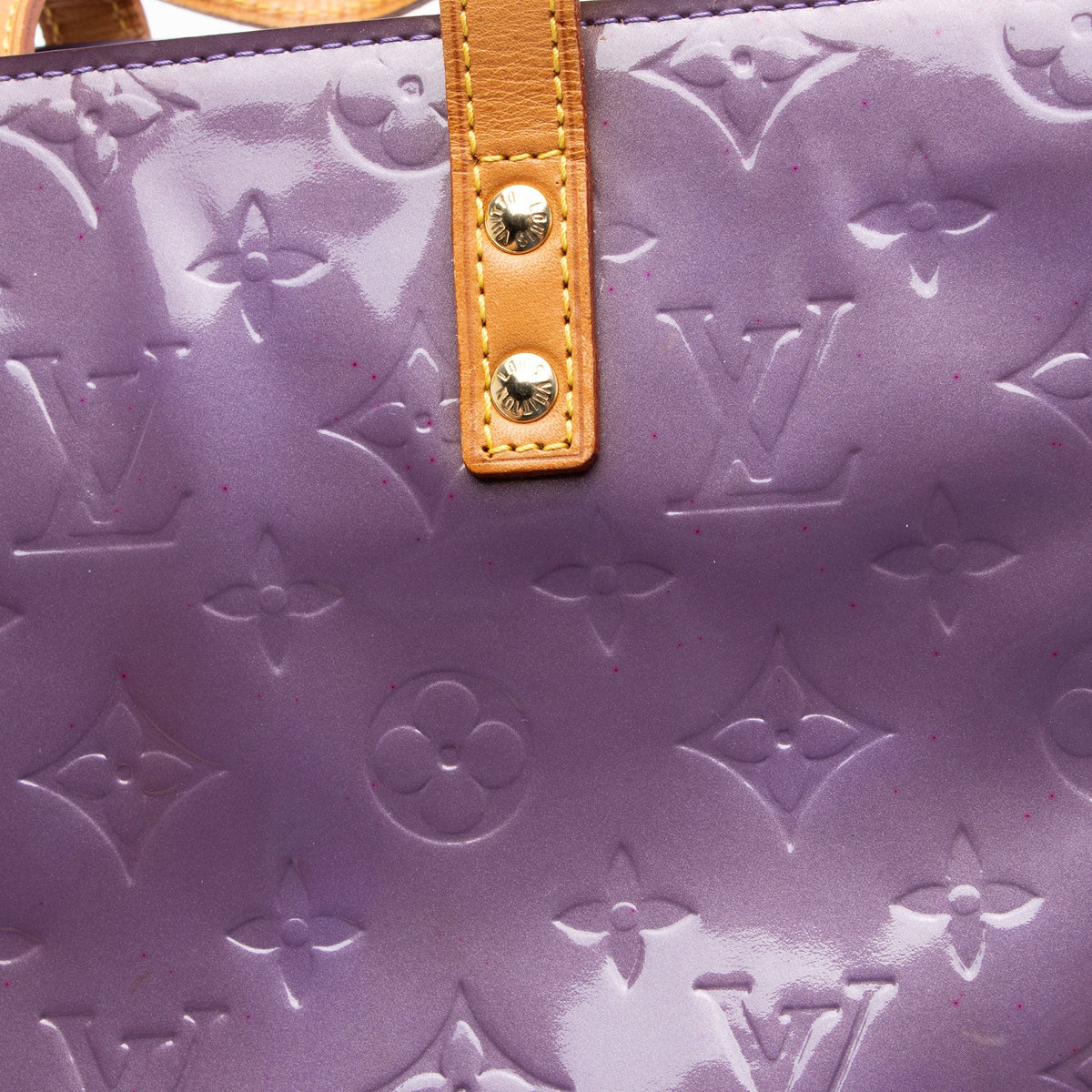 Louis Vuitton Vintage Monogram Vernis Reade MM Tote Bag - Purple
