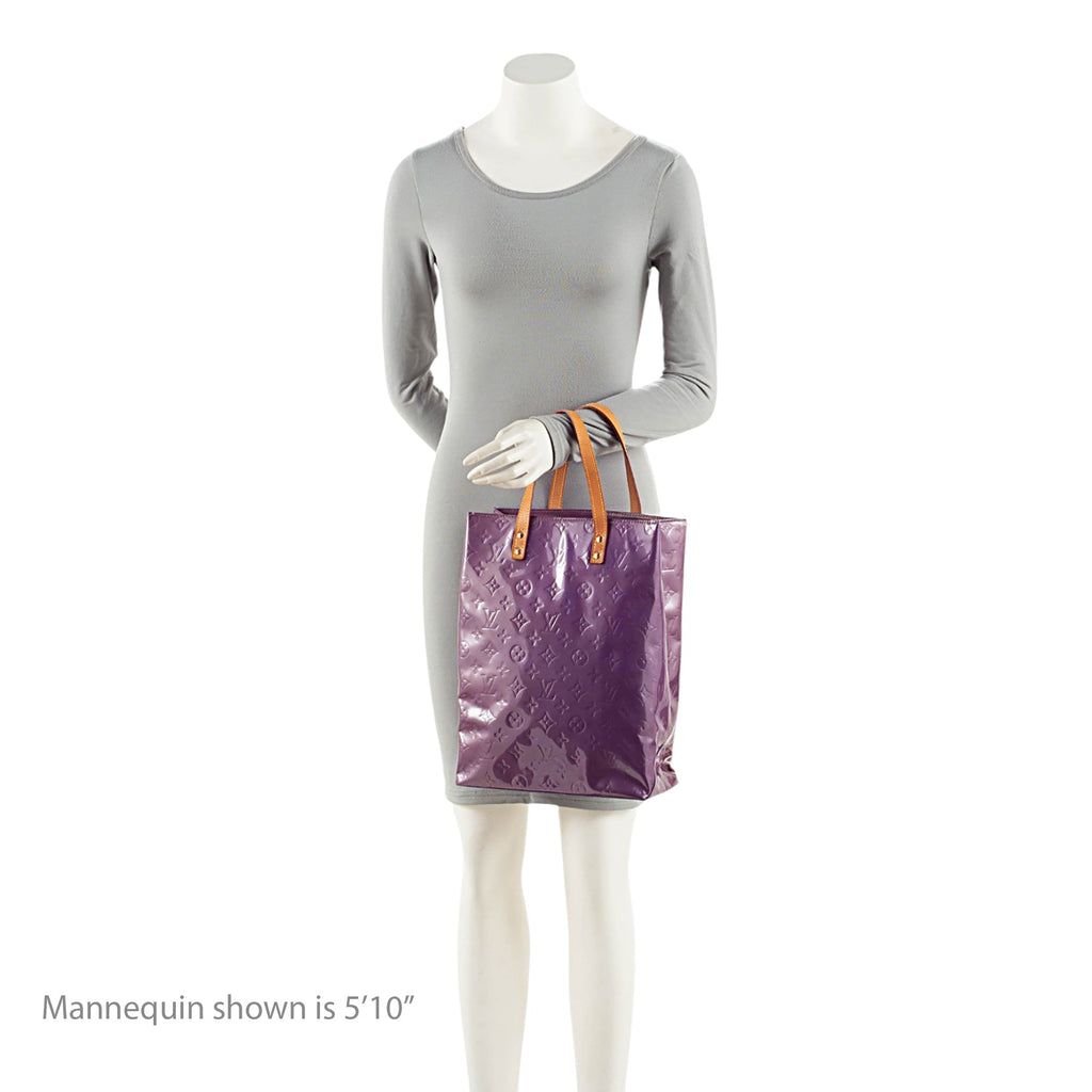 Louis Vuitton Vintage Monogram Vernis Reade MM Tote Bag - Purple
