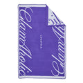 SIGNATURE LUXE THROW BLANKET - PURPLE