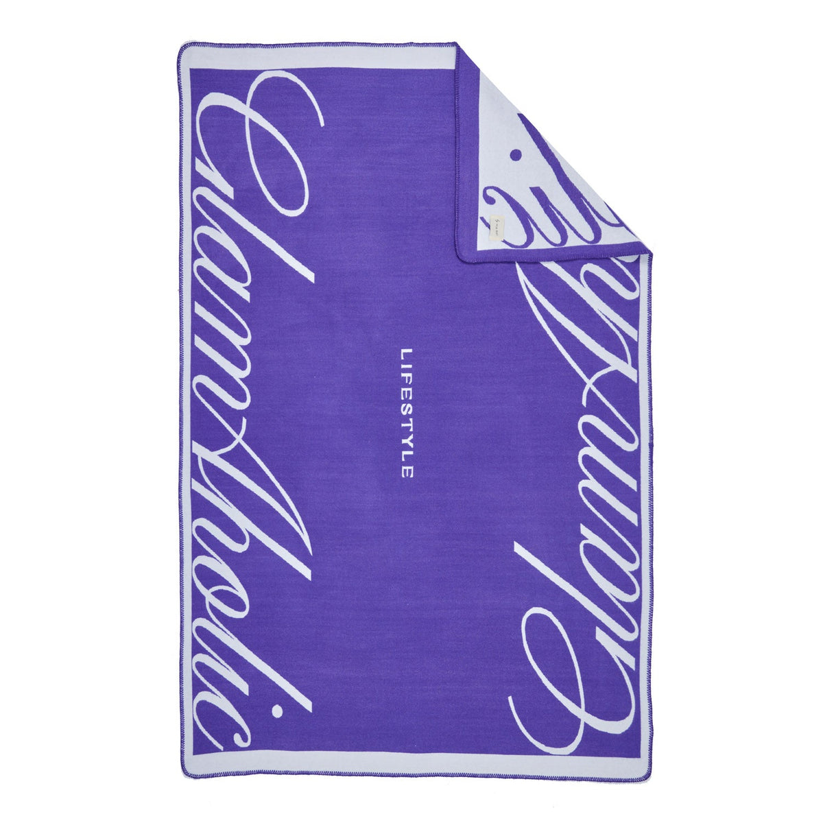 SIGNATURE LUXE THROW BLANKET - PURPLE