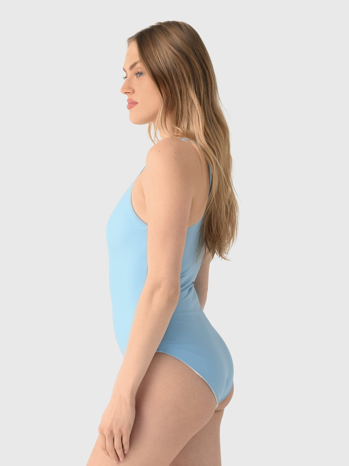 Minnow Women's Reversible One Shoulder One-Piece Swimsuit