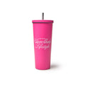 SIGNATURE LUXE TUMBLER - HOT PINK