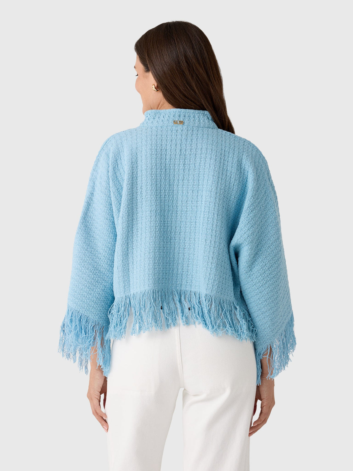 La Vie Women's Knit Cropped Jacket