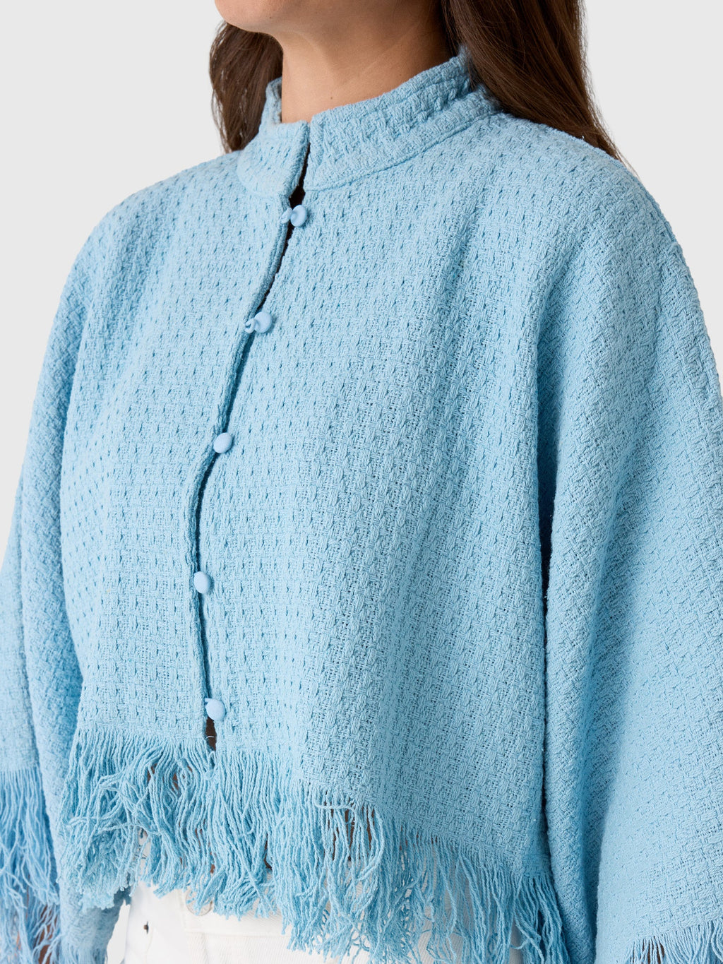 La Vie Women's Knit Cropped Jacket