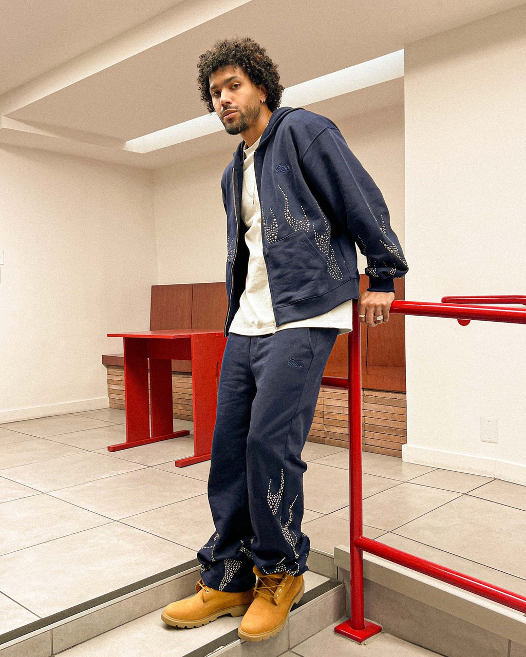 EPTM METAL FLAME PANTS NAVY