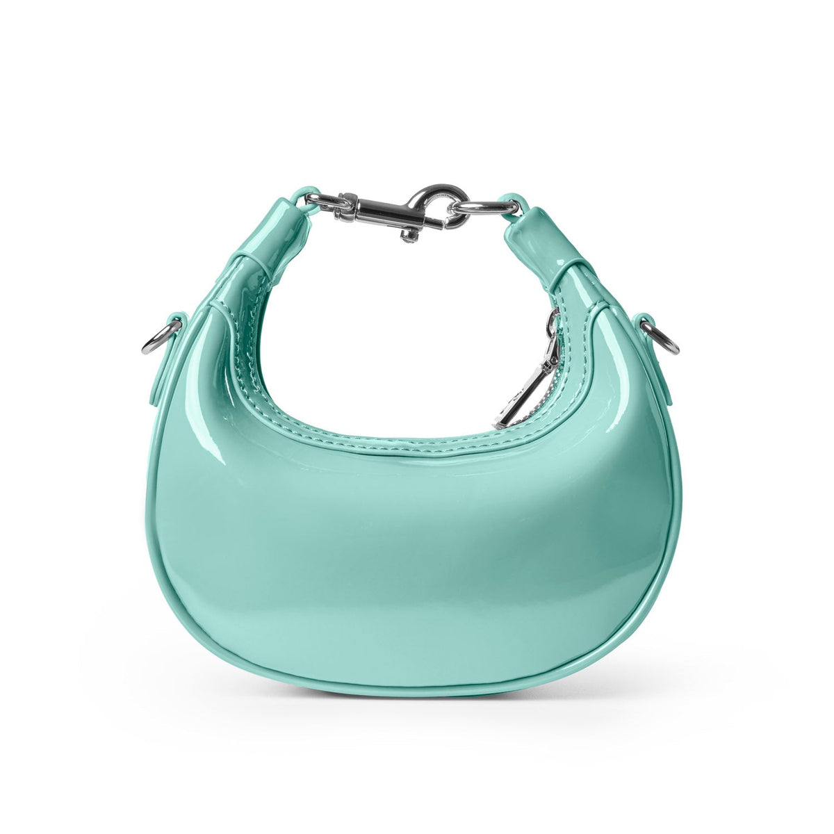 NANO MIRROR HOBO BAG - MIRROR TEAL