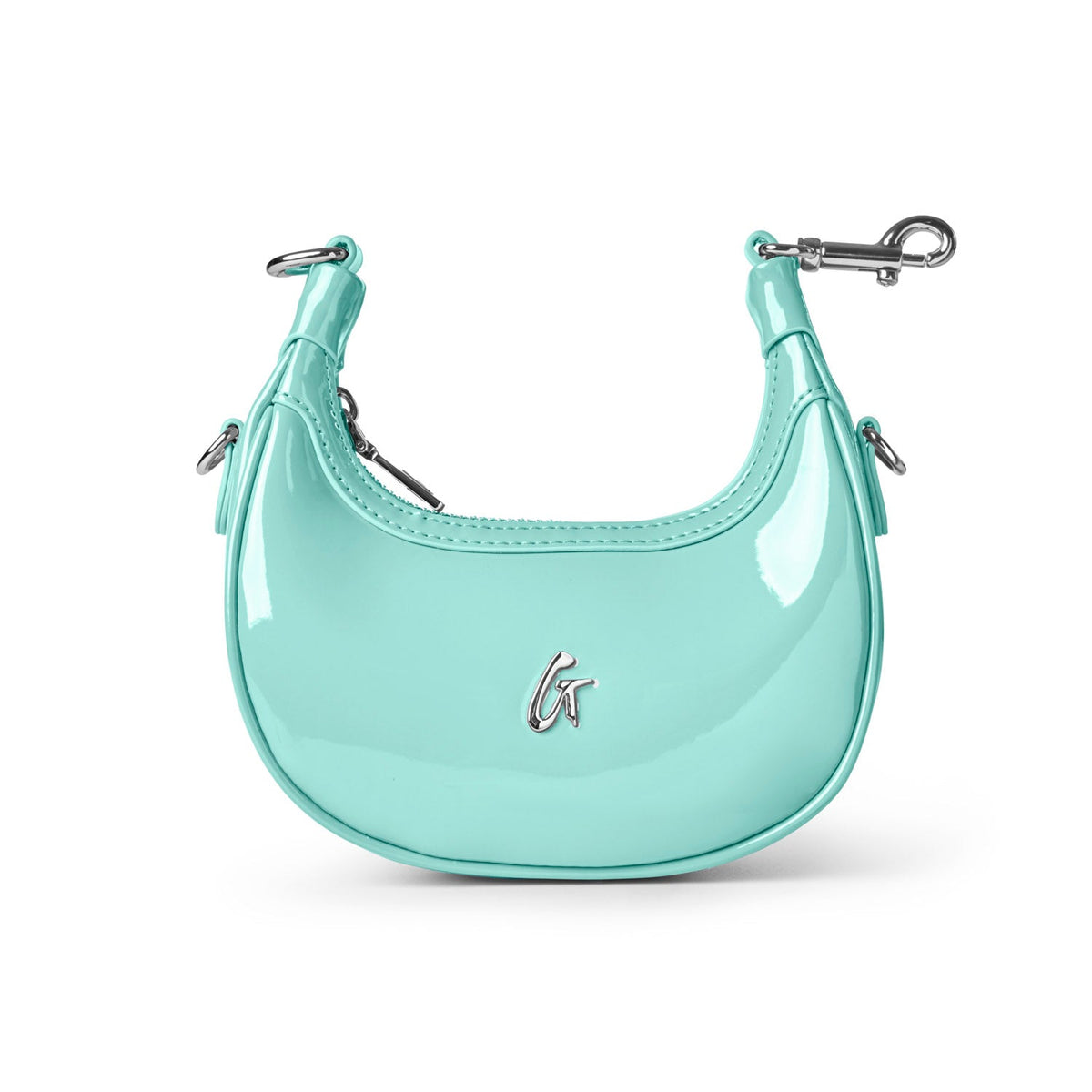 NANO MIRROR HOBO BAG - MIRROR TEAL