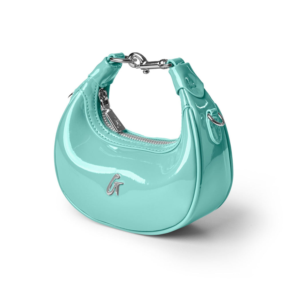 NANO MIRROR HOBO BAG - MIRROR TEAL