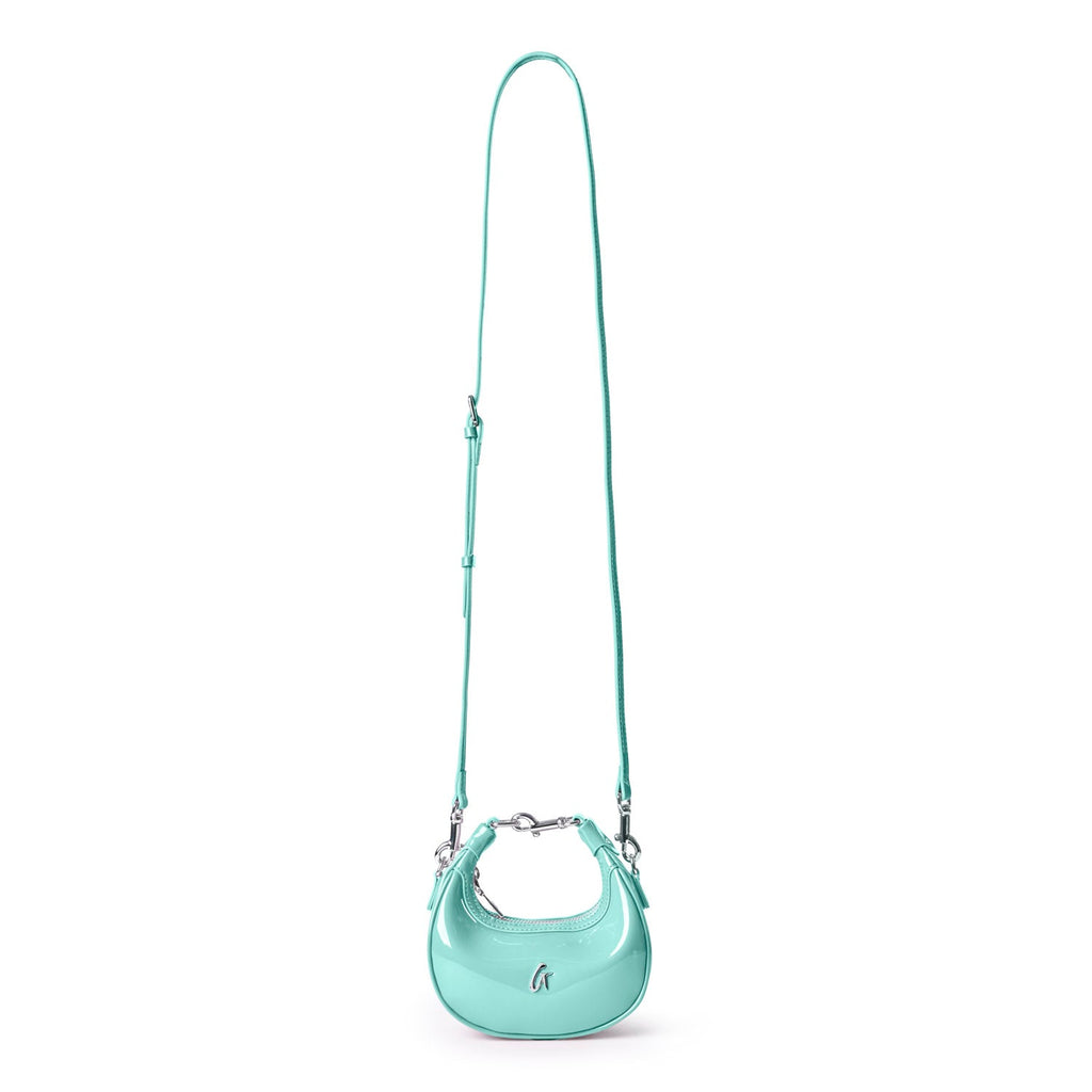 NANO MIRROR HOBO BAG - MIRROR TEAL