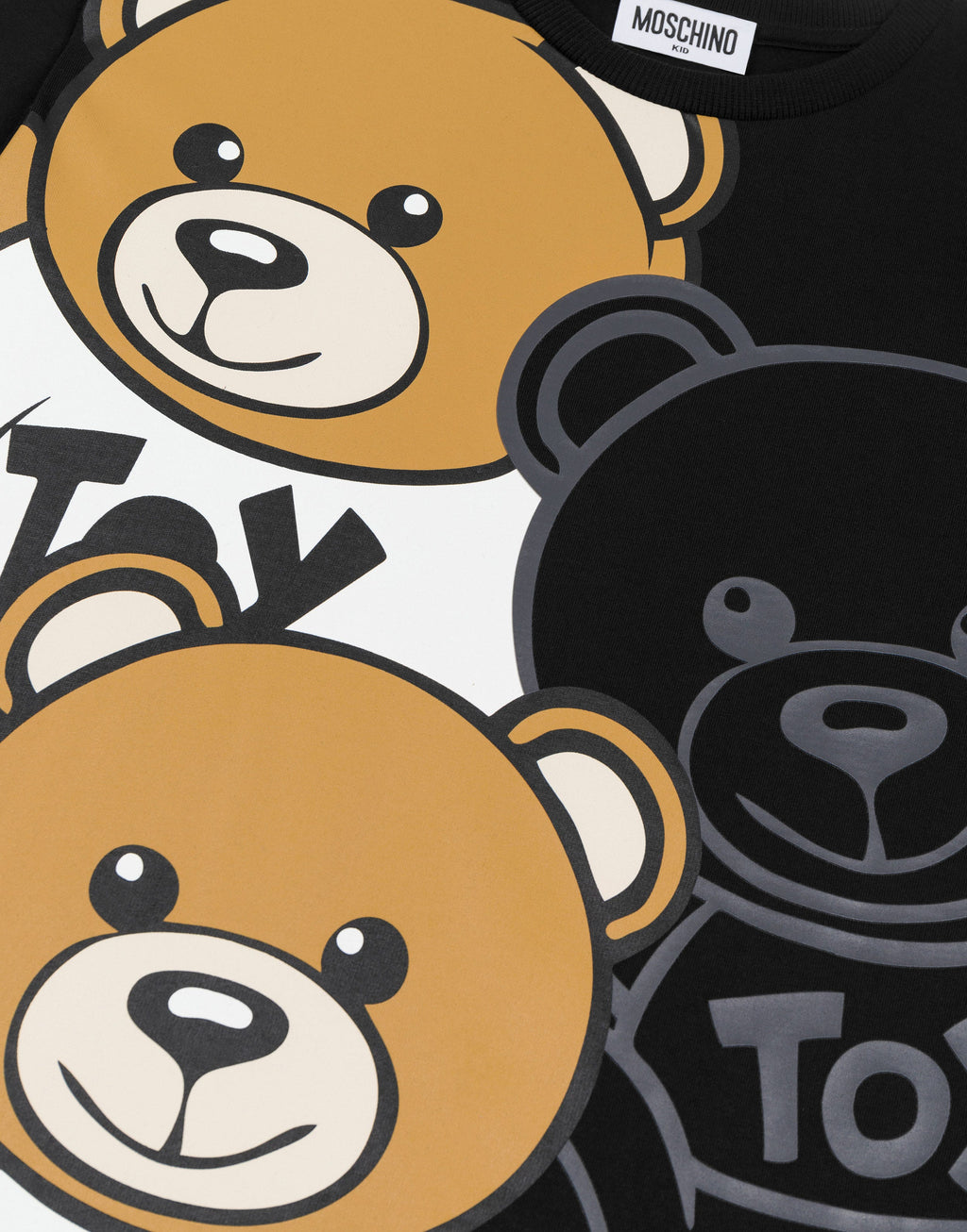MOSCHINO Teddy Friends Jersey Maxy T-Shirt Kids Apparel