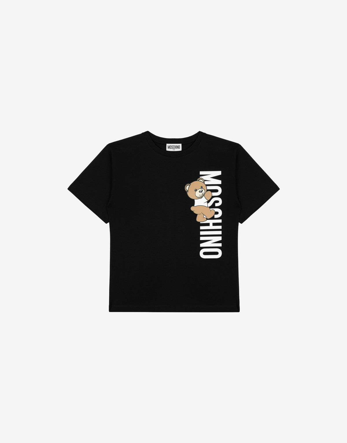 MOSCHINO Teddy Logo Jersey Maxi S/S Tee Kids Apparel