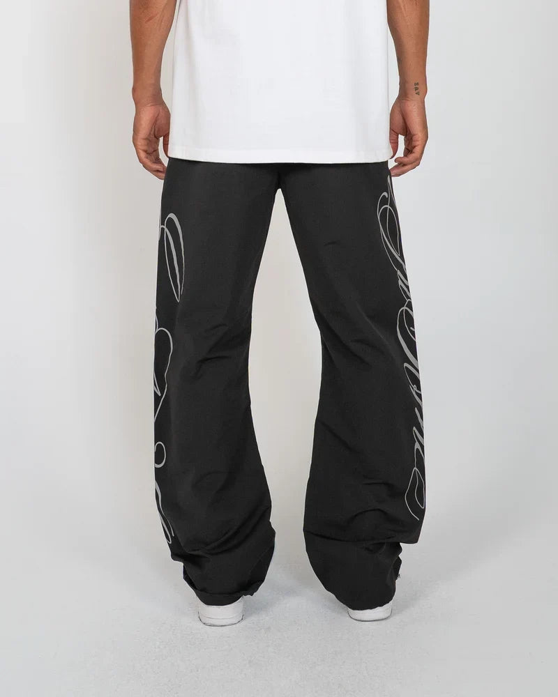 EPTM MONOGRAM PANTS BLACK