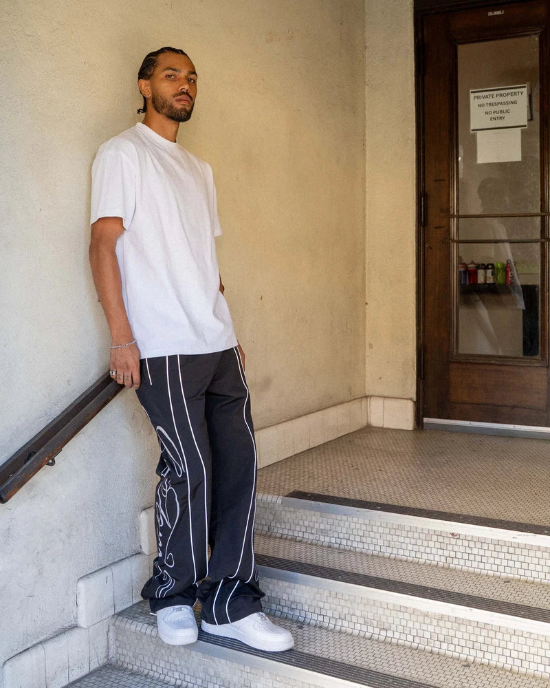 EPTM MONOGRAM PANTS BLACK