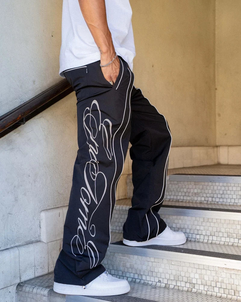 EPTM MONOGRAM PANTS BLACK