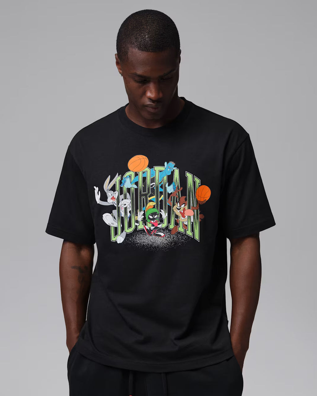 Jordan Brooklyn Men's Graphic "Space Jam" T-Shirt  Black