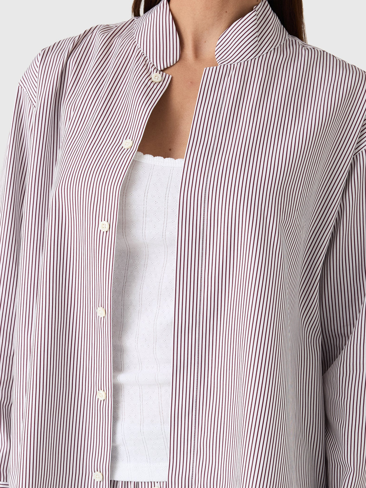 Comme Si Women's Mandarin Collar Tunic