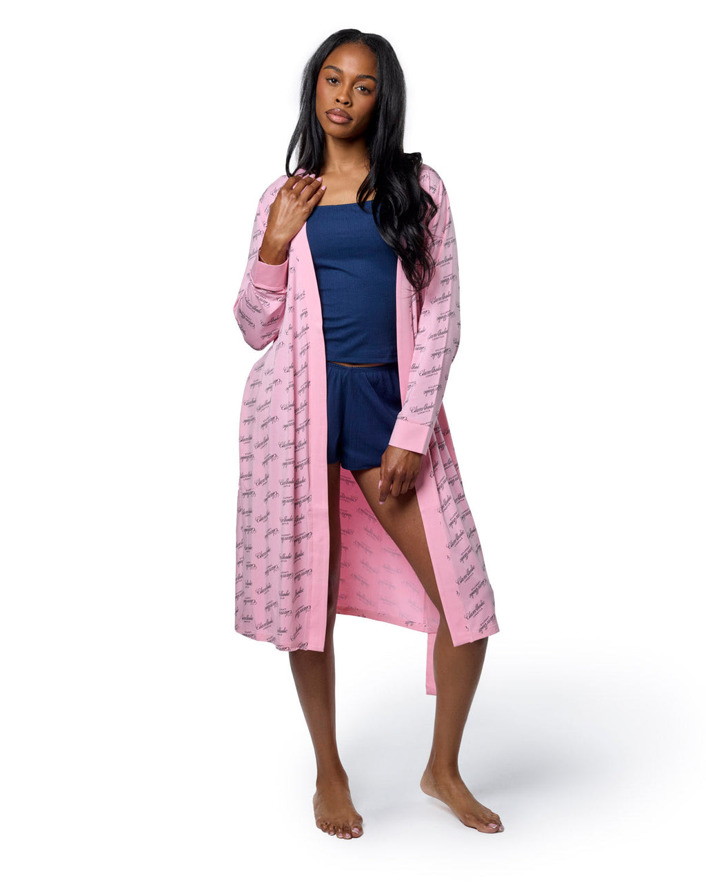 SIGNATURE LUXE ROBE - LIGHT PINK