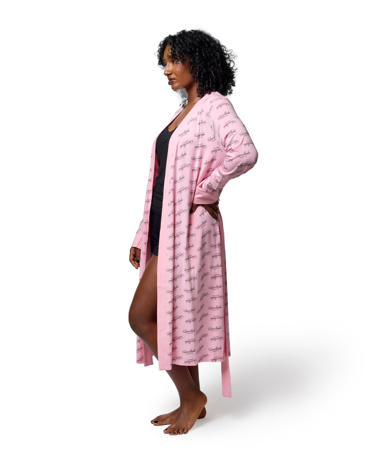 SIGNATURE LUXE ROBE - LIGHT PINK