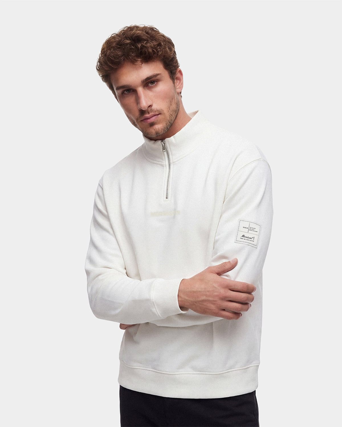 ECRU REGULAR HALF ZIP
