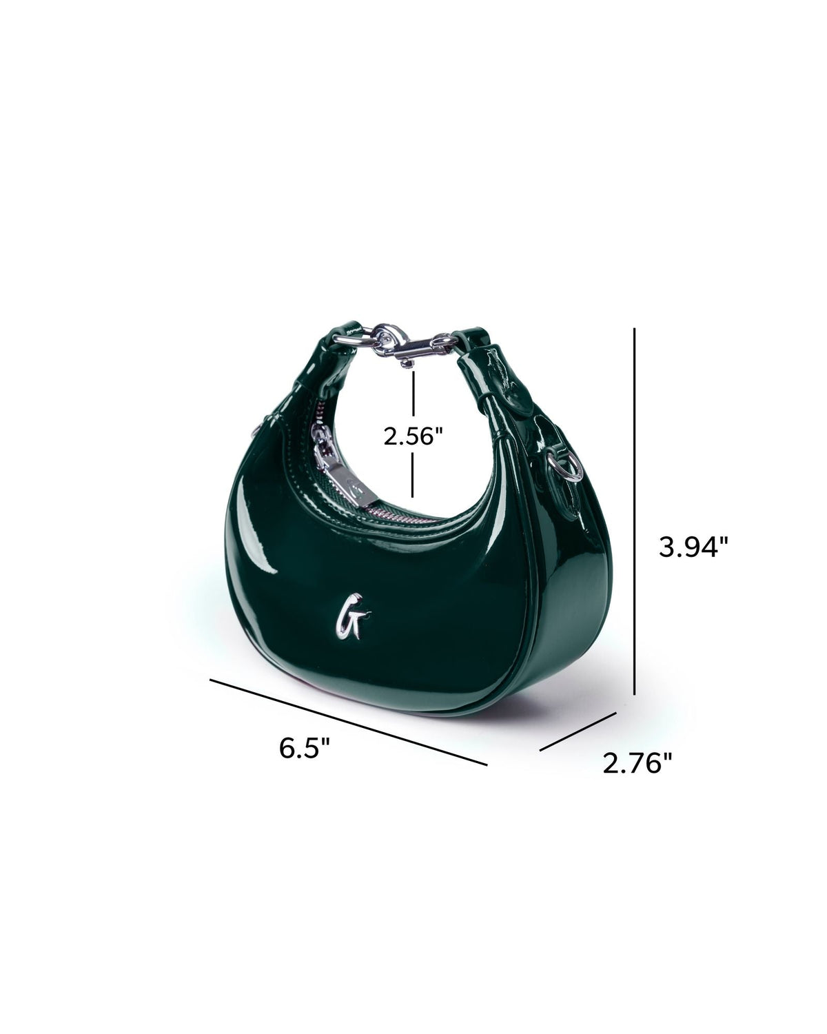 NANO MIRROR HOBO BAG - MIRROR GREEN