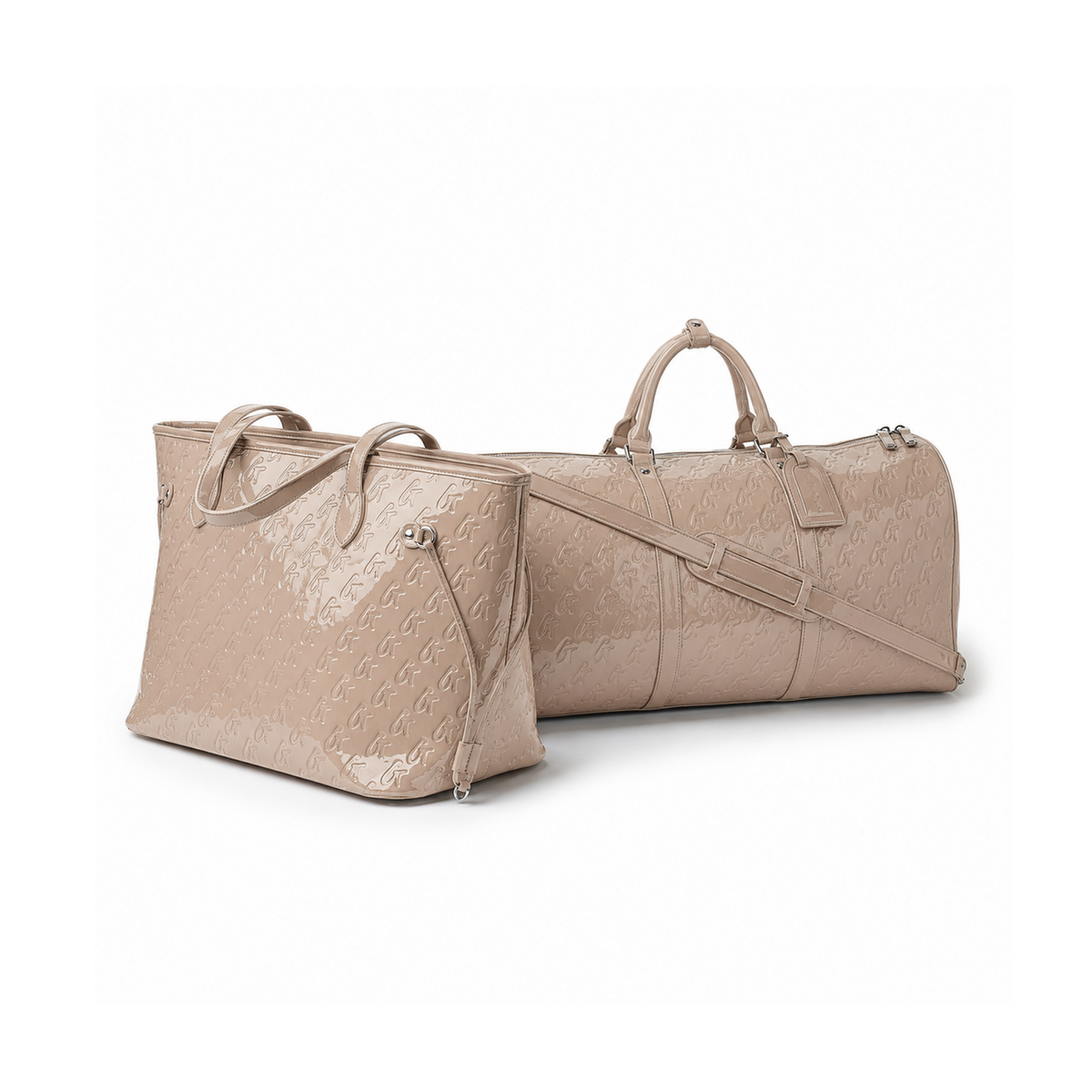 MONOGRAM TRAVEL SET - MIRROR NUDE