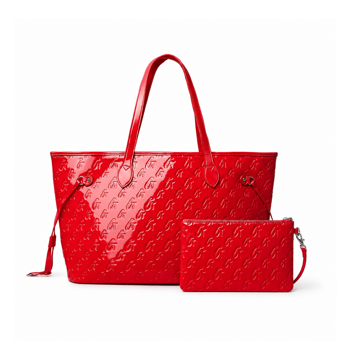 MONOGRAM TRAVEL SET - MIRROR RED