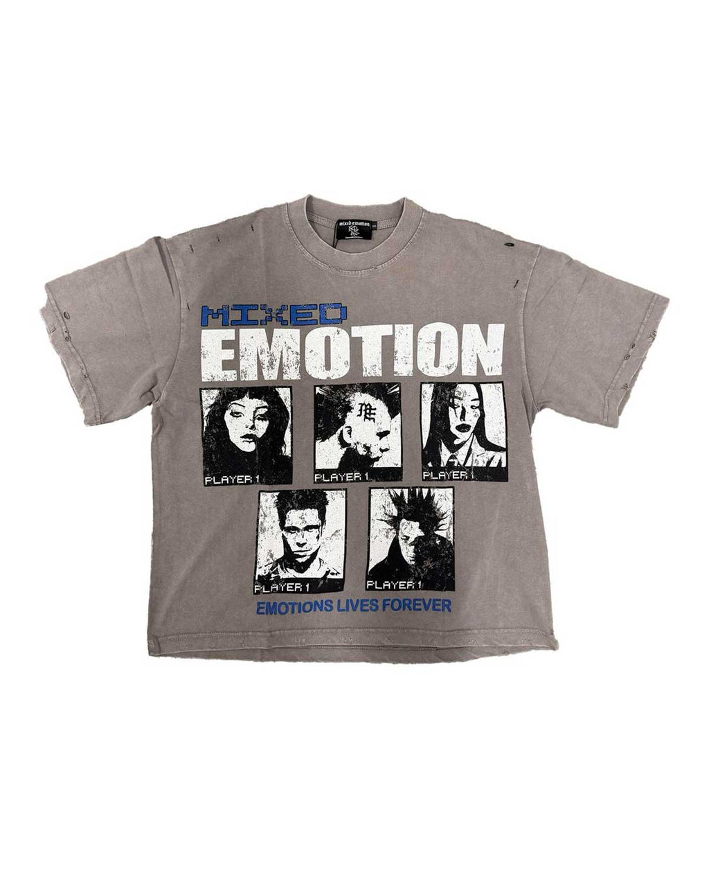 Mixed Emotions Gallery Tee Grey