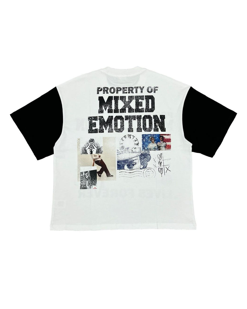 Mixed Emotions Property Tee White