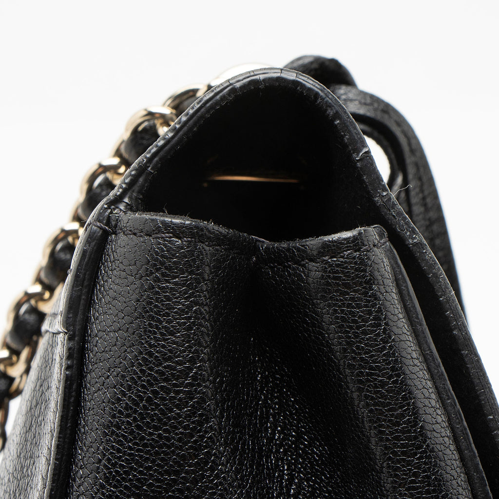Mulberry Glossy Goat Lily Medium Shoulder Bag - Black
