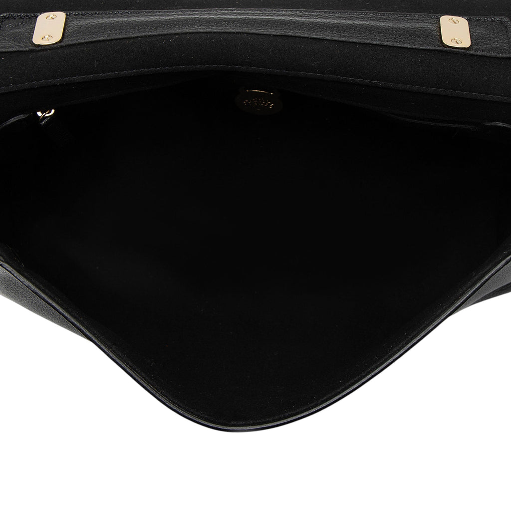 Mulberry Glossy Goat Lily Medium Shoulder Bag - Black